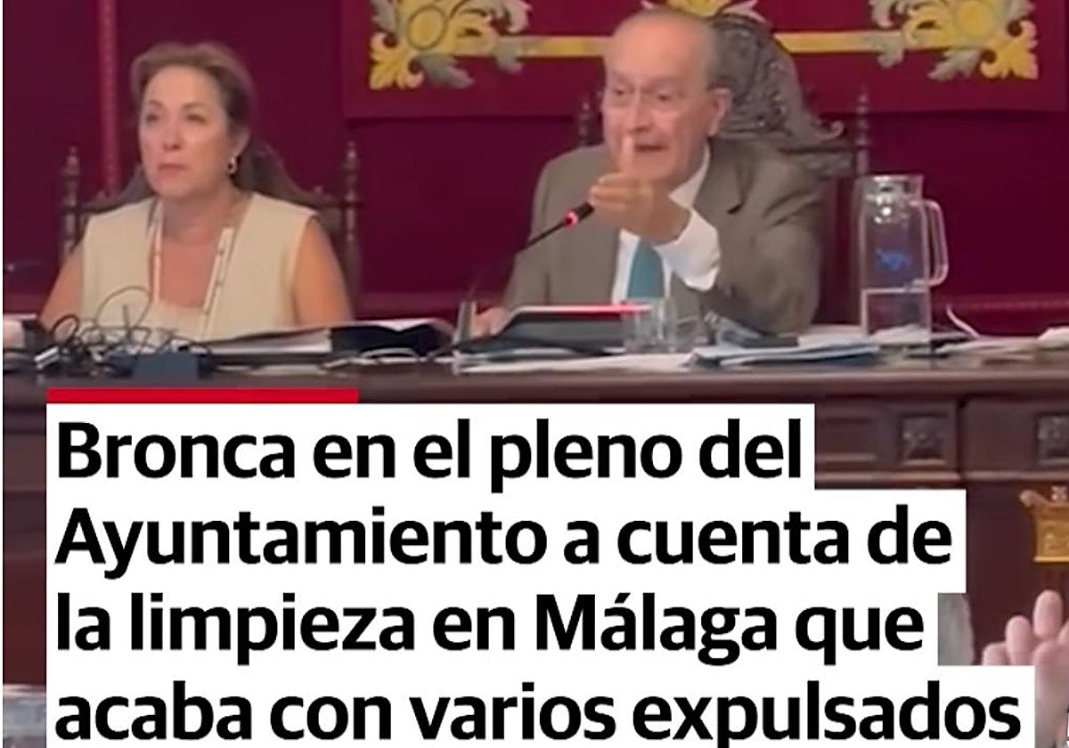 El reel de Diario SUR sobre la bronca vivida en el pleno acumuló 500.000 visionados en tan sólo dos días.