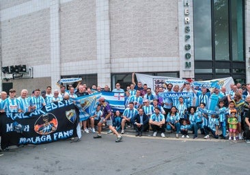Encuentro de aficionados malaguistas en Oxford