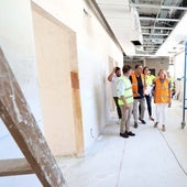 La alcaldesa, Ángeles Muñoz, ha realizado una visita a las instalaciones con el delegado provincial del ramo, Carlos Bautista.