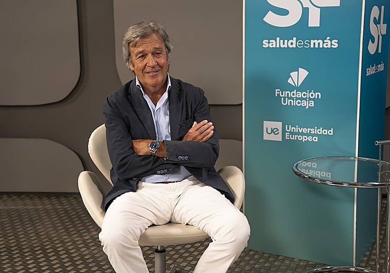 Enrique Aguado, durante la entrevista en SUR