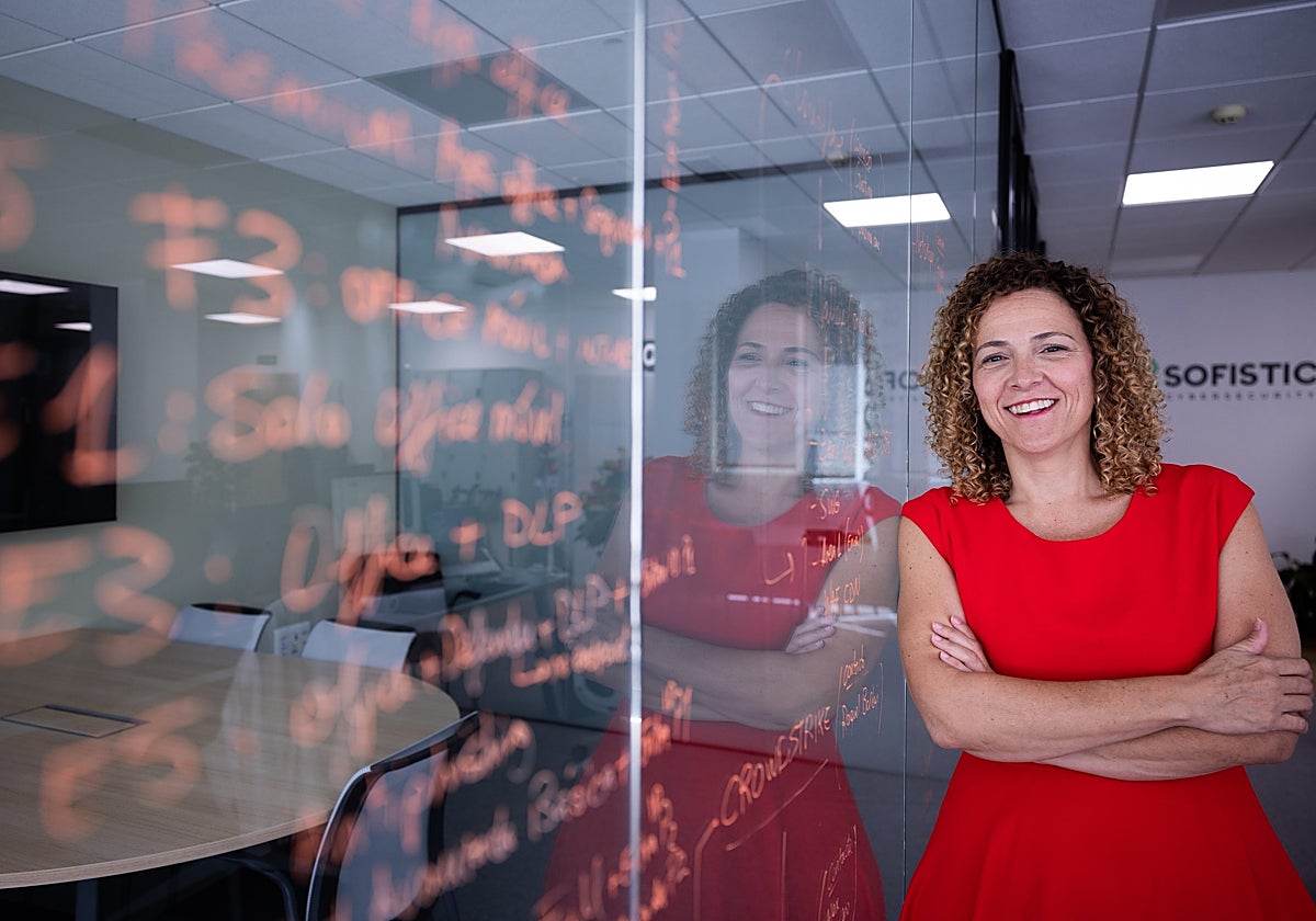 Mar López, en la oficina de Sofistic en Málaga.