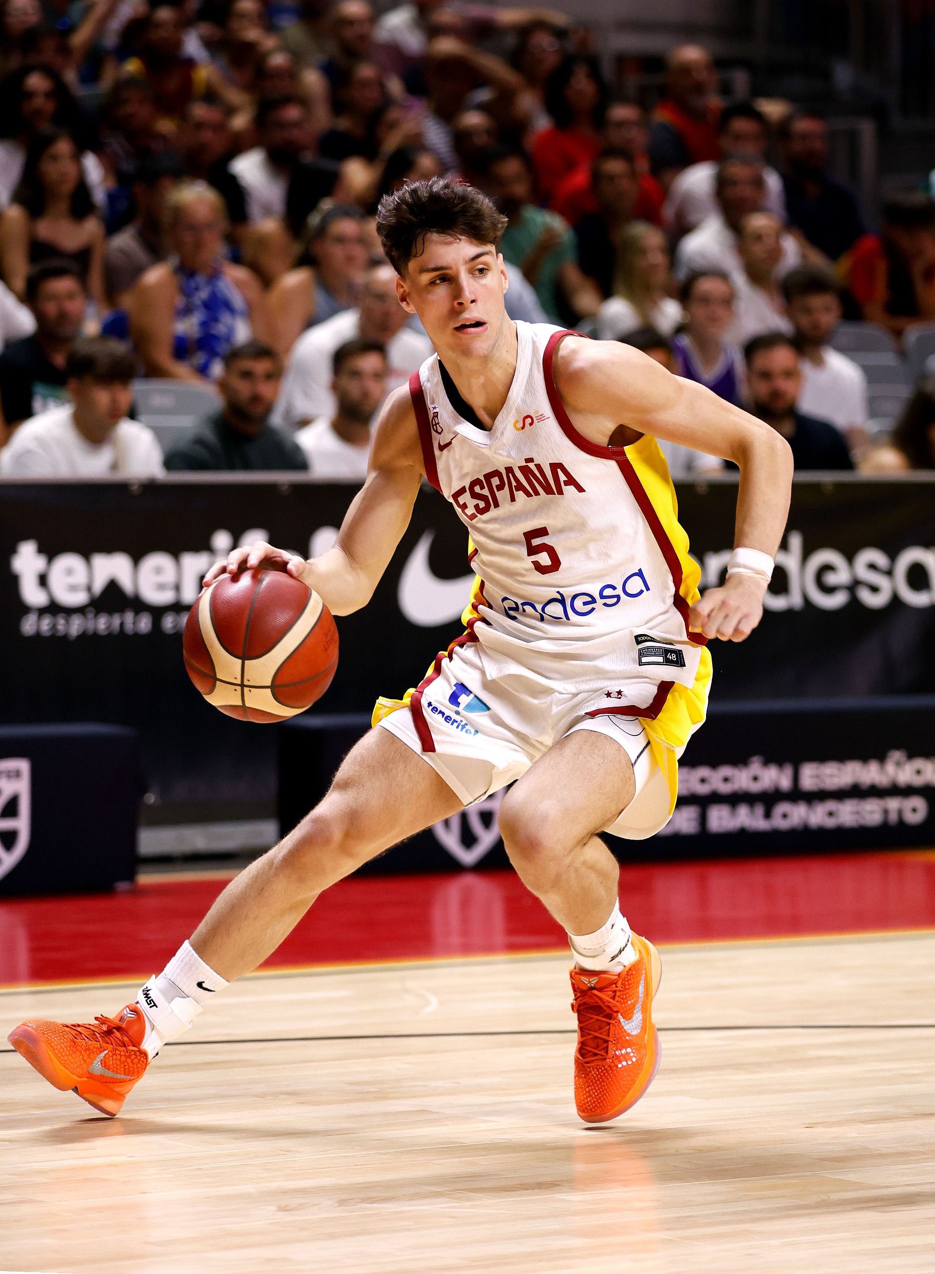 El España - Portugal en Málaga, en imágenes