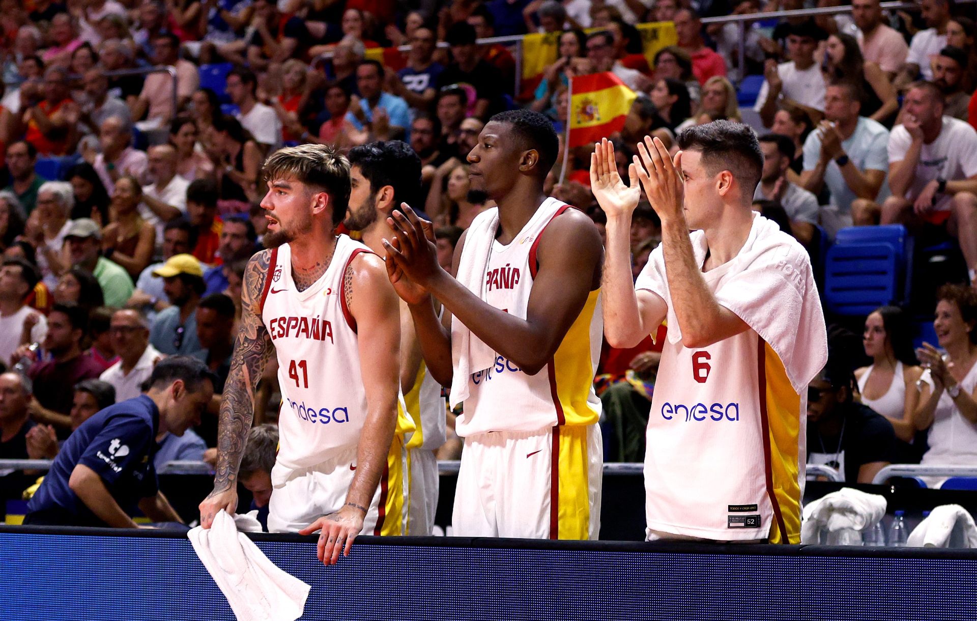 El España - Portugal en Málaga, en imágenes