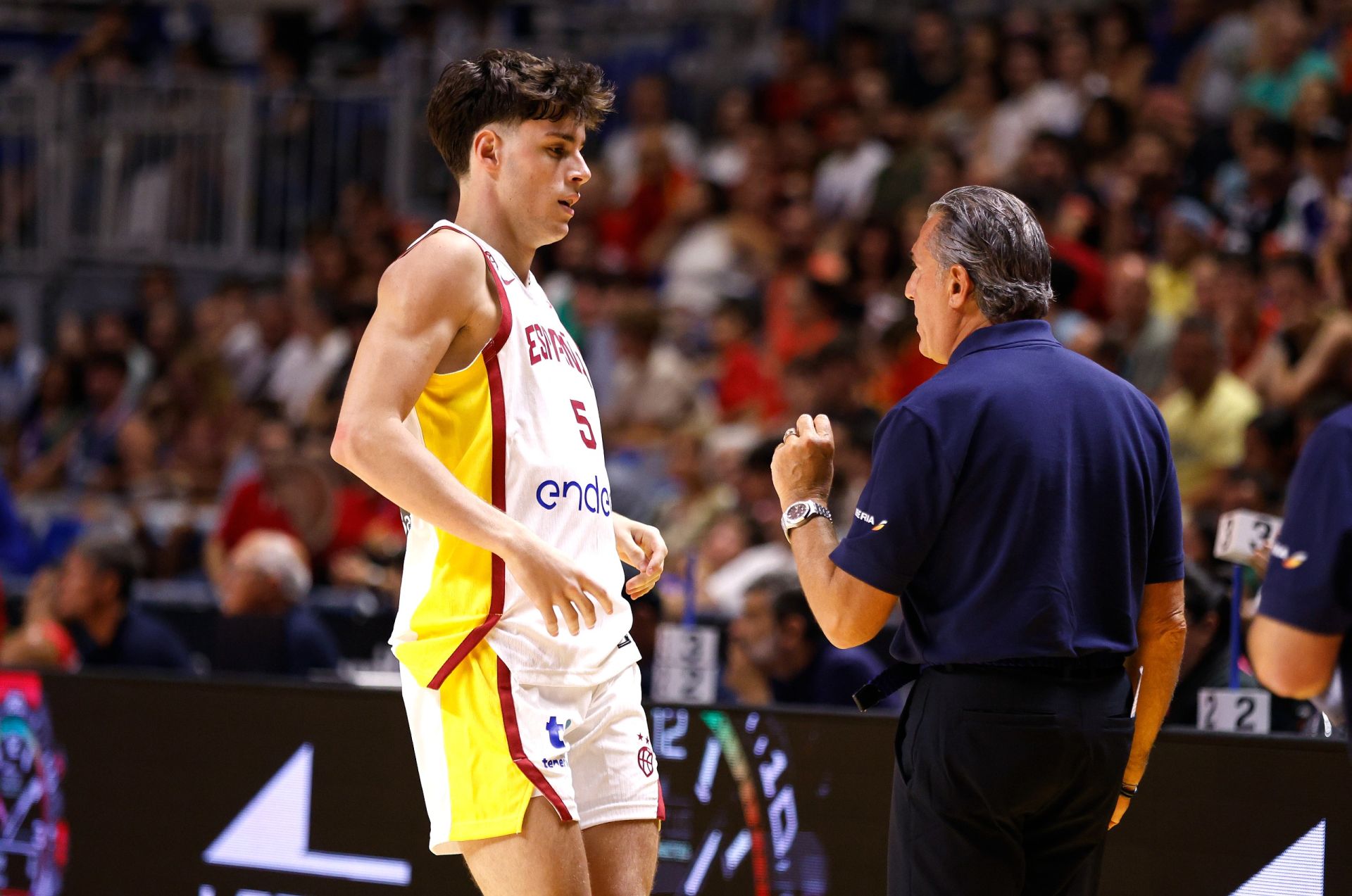 El España - Portugal en Málaga, en imágenes