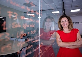 Mar López, en la oficina de Sofistic en Málaga.