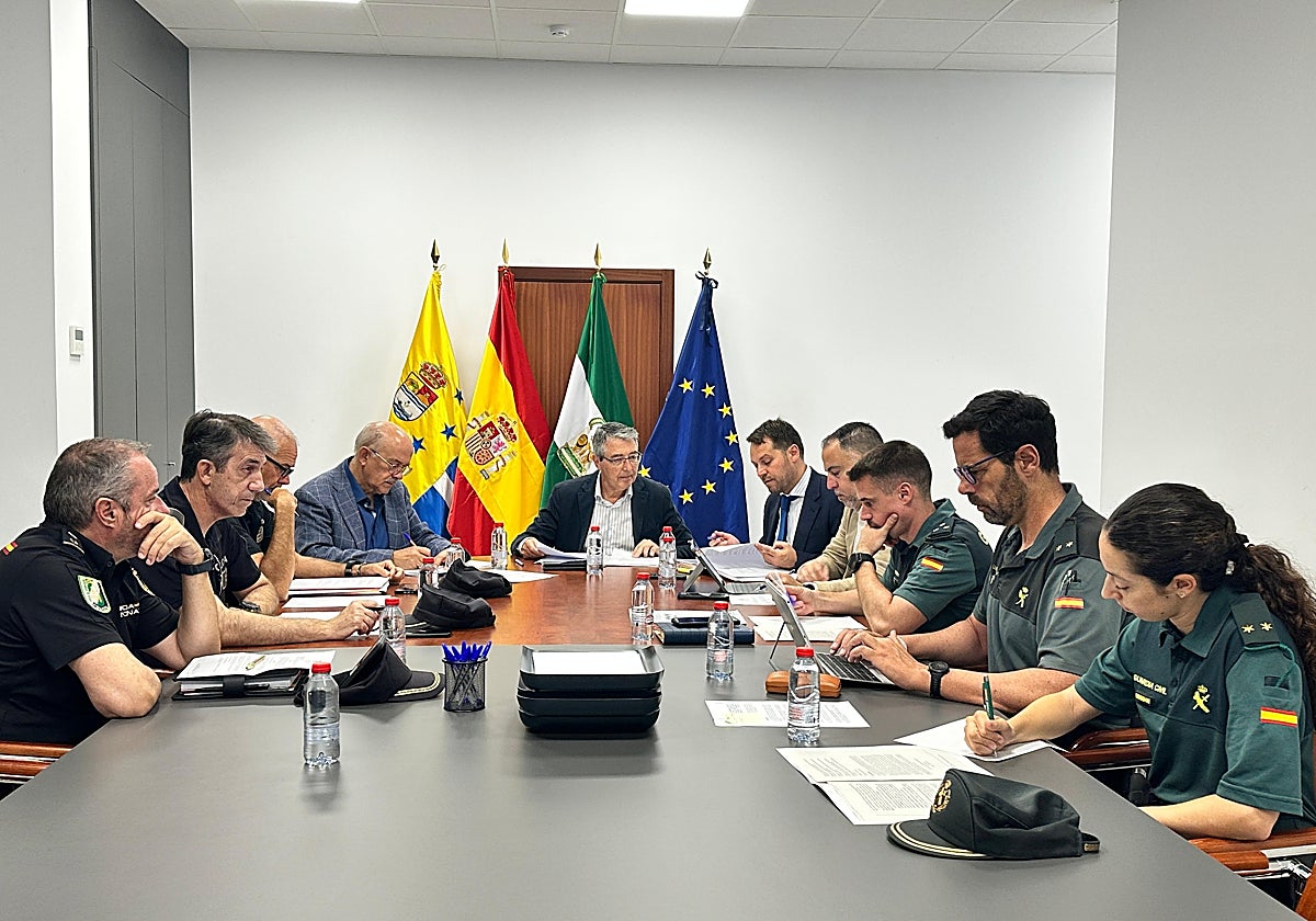 Reunión de la mesa de seguridad.