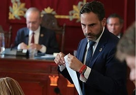 El portavoz municipal socialista, Dani Pérez.