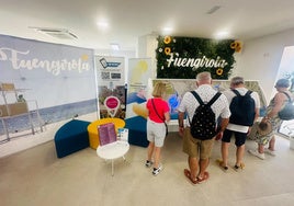 Interior de la Oficina Municipal de Turismo de Fuengirola.