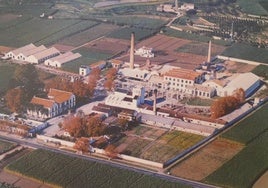 Vista aérea de la fábrica de Torre del Mar.