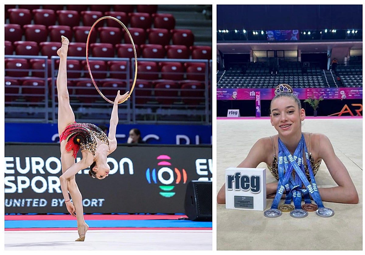 La malagueña lleva años acumulando medallas nacionales.