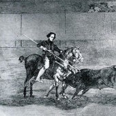 La pajuelera, en la Tauromaquia de Francisco de Goya.