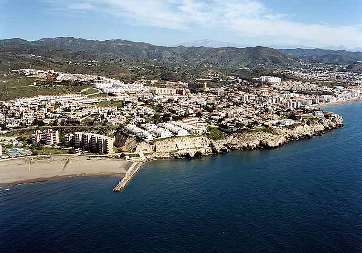 Vista de la playa de La Cala del Moral.