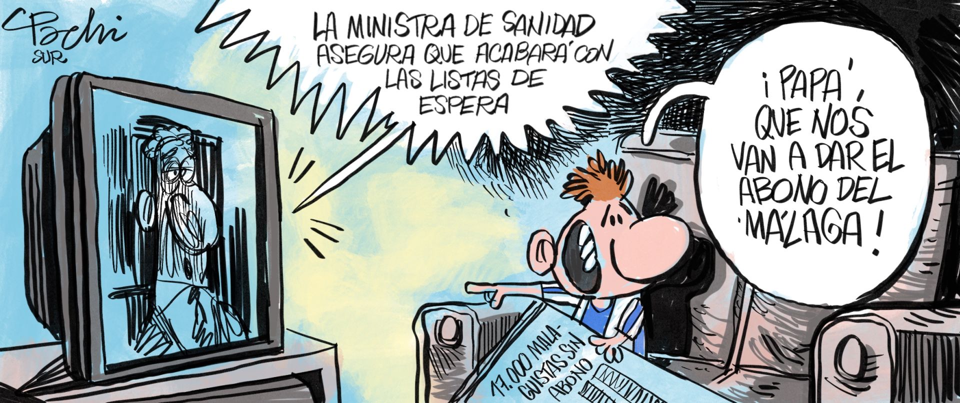 La actualidad deportiva de este mes de agosto, en las viñetas de Pachi