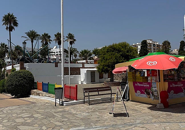 Imagen del estado que presenta la zona en la actualidad.