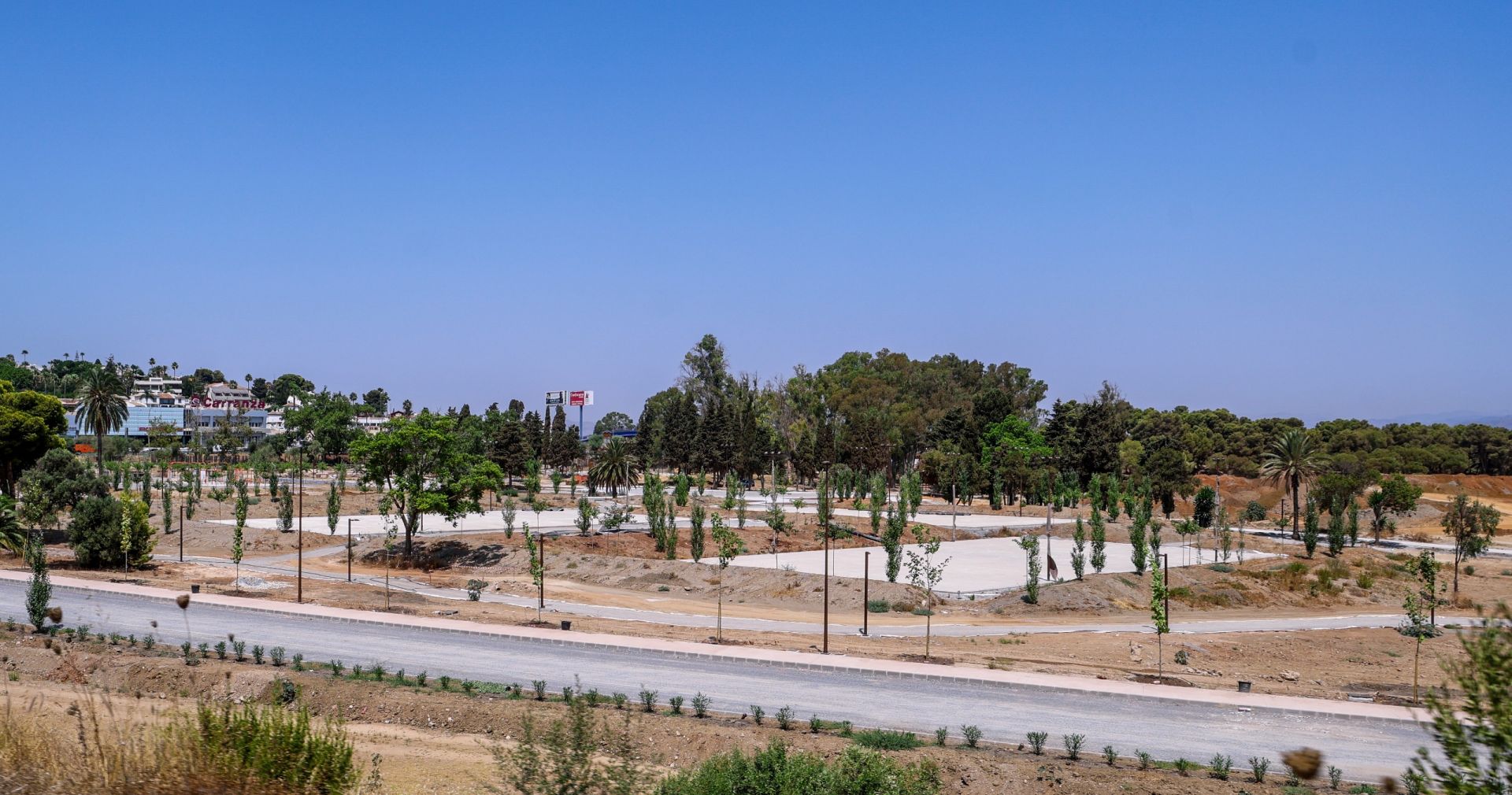 Vista general de los terrenos