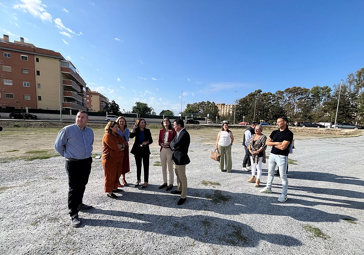 Imagen de los terrenos donde se ha previsto la construcción de 57 viviendas sociales en Algarrobo.