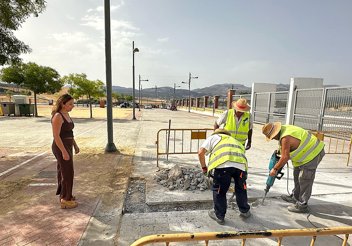 Mejoras en el recinto ferial 'angel Harillo'.