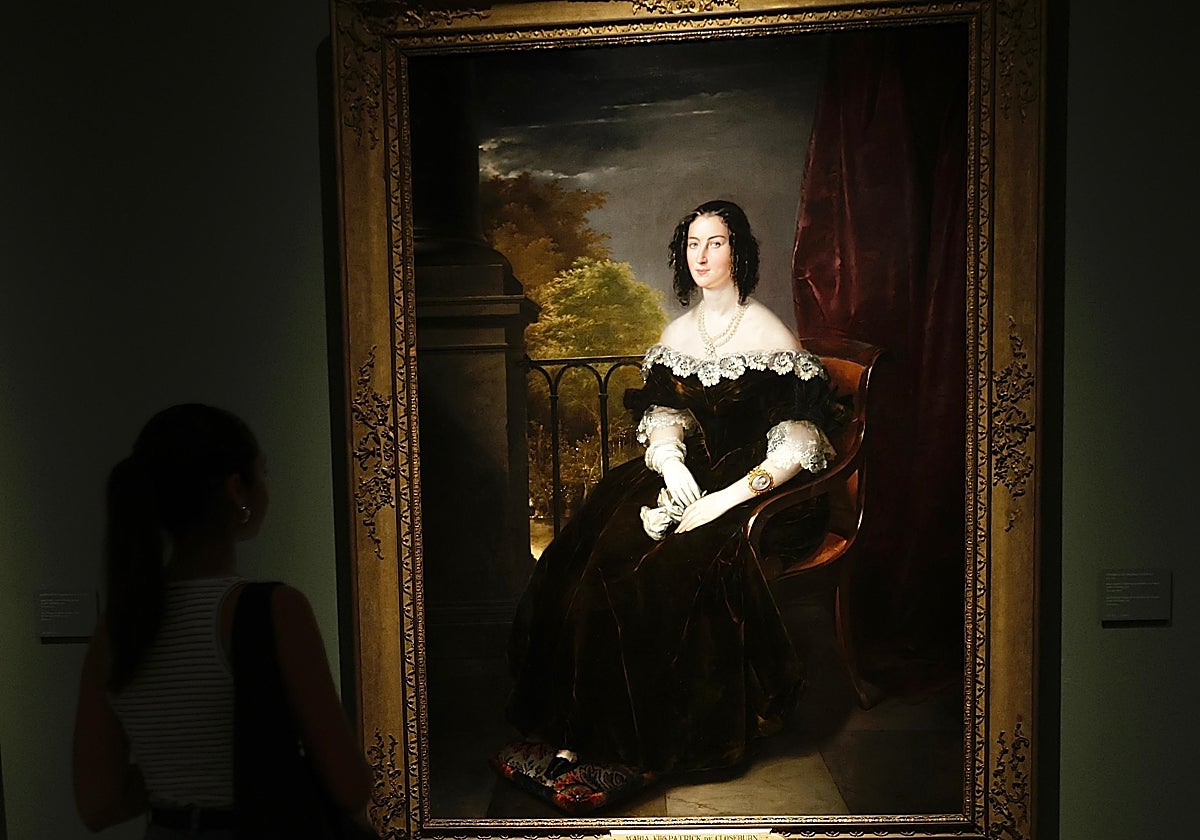 Retrato de María Manuela Kirkpatrick, propiedad de la Casa de Alba, que ahora se expone en el Centro Cultural Fundación Unicaja.