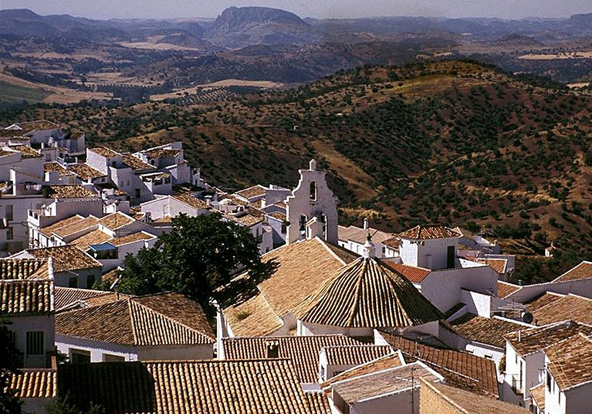 Vista de un pequeño municipio andaluz.