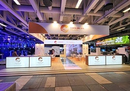 Vista del expositor de la Costa del Sol en la ITB de Berlín.