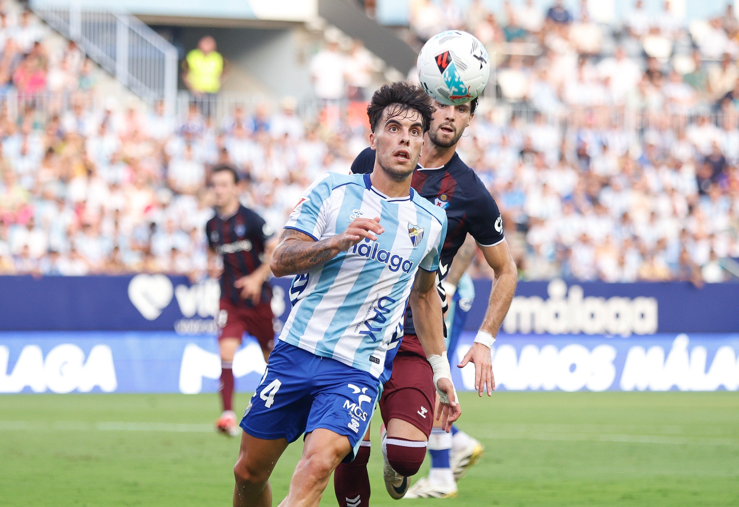 Las mejores imágenes del primer partido de la temporada: Málaga-Eibar