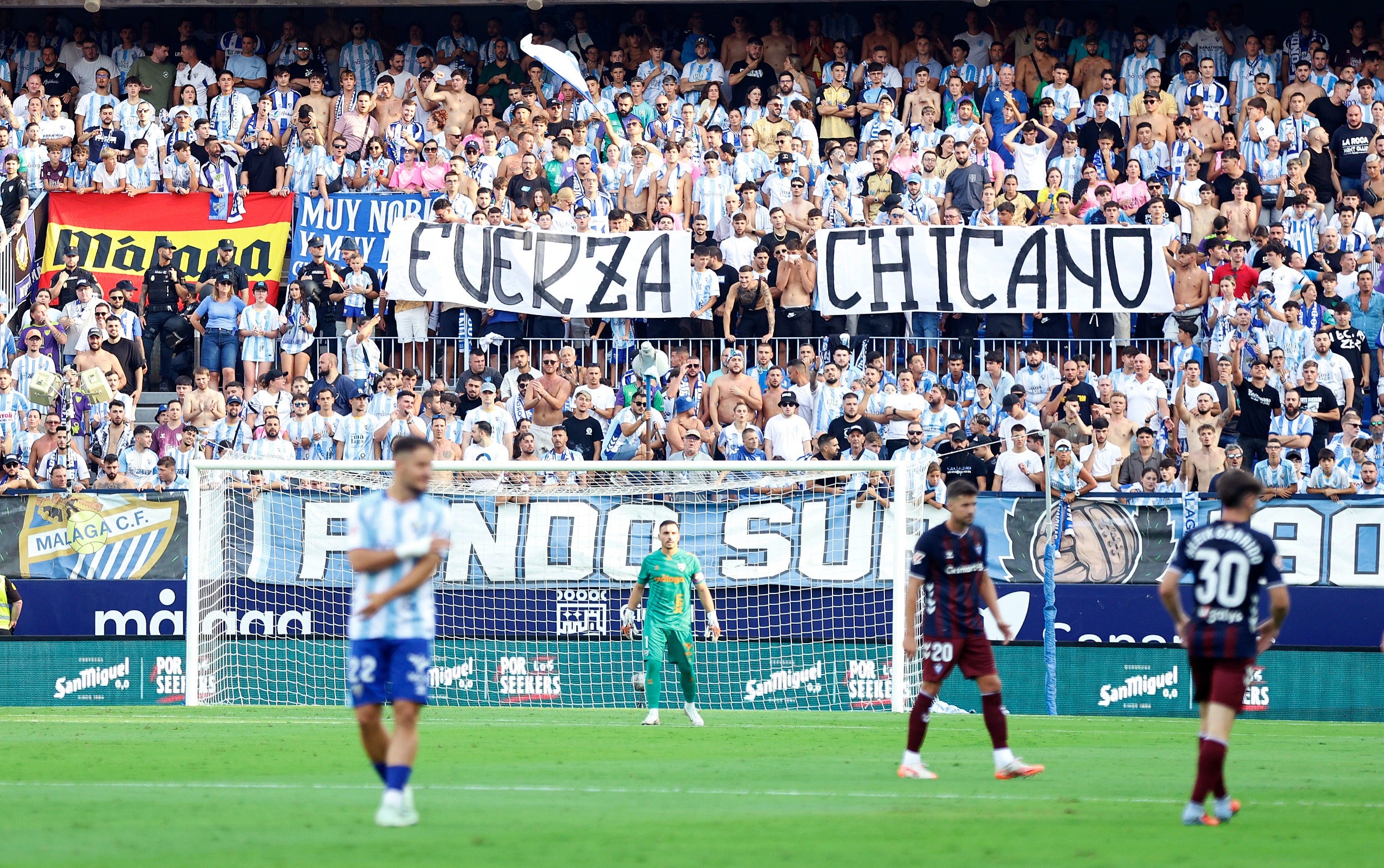 Las mejores imágenes del primer partido de la temporada: Málaga-Eibar