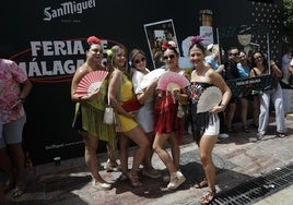 La Feria de Málaga, en la caseta de San Miguel