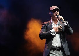 Paco Candela, durante su actuación en la gala musical.