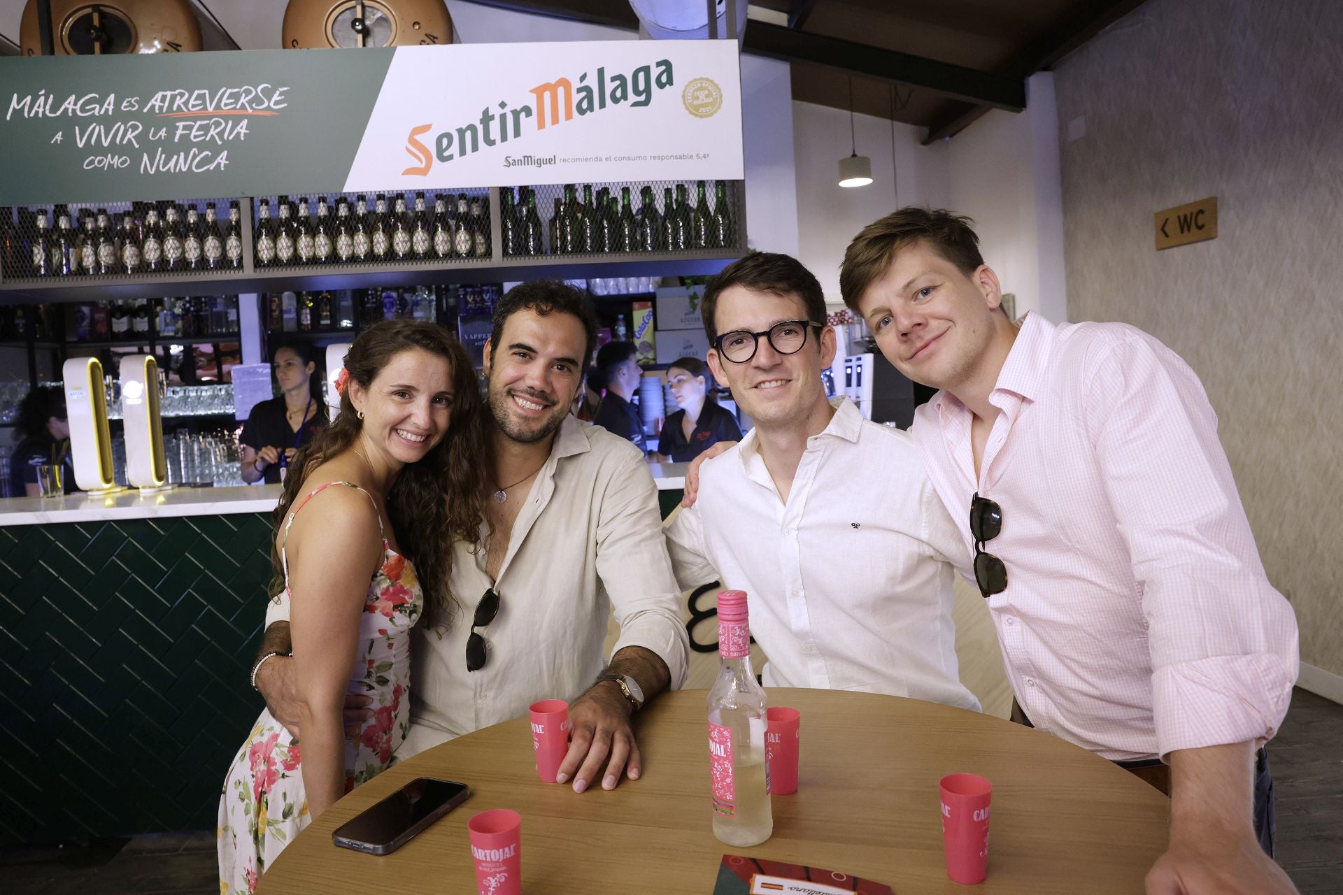 Laura González, Alberto Martín, Pedro Martín y Florián Hoi.