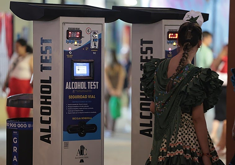 Los alcoholímetros están situados en diferentes puntos del Real.