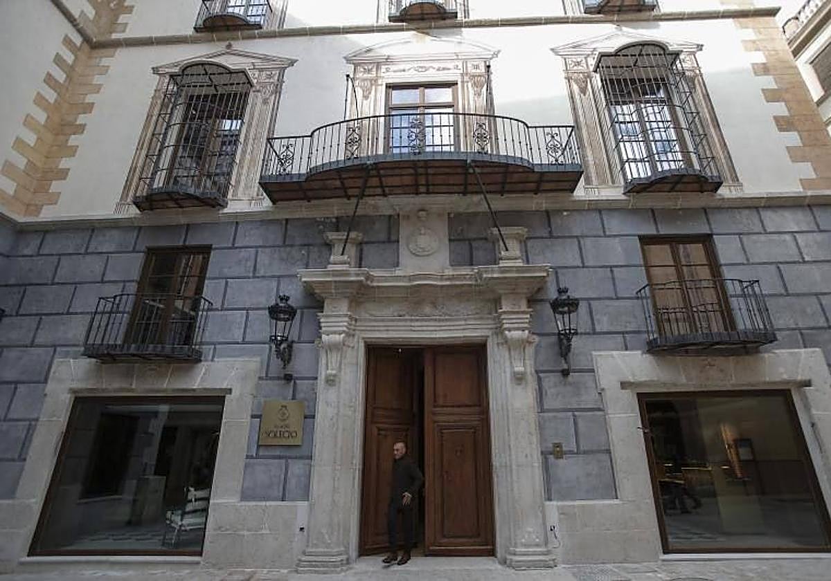Fachada del Palacio de Solecio en la actualidad.