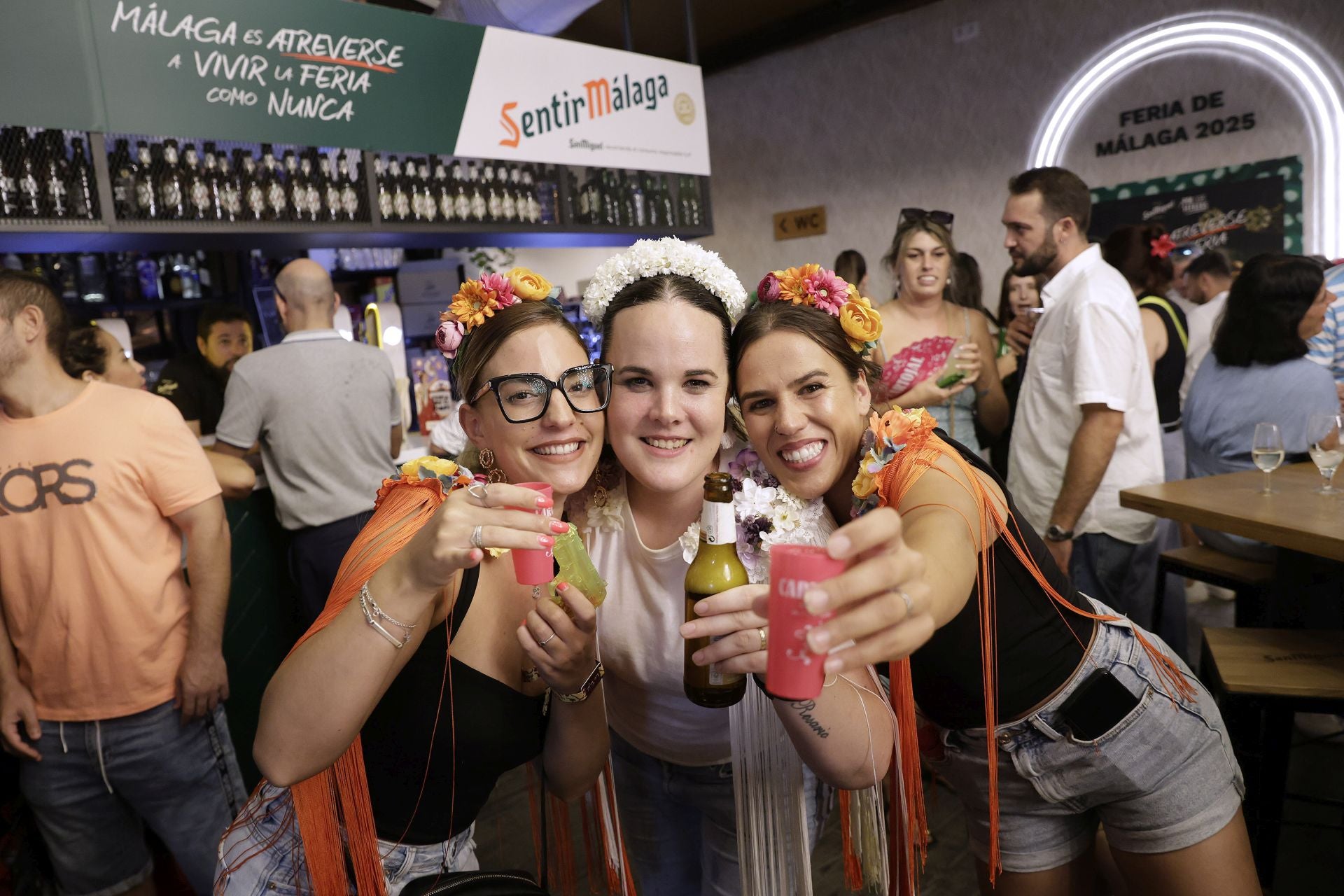 Chari Ibáñez, Carmen López y Ana Pérez.