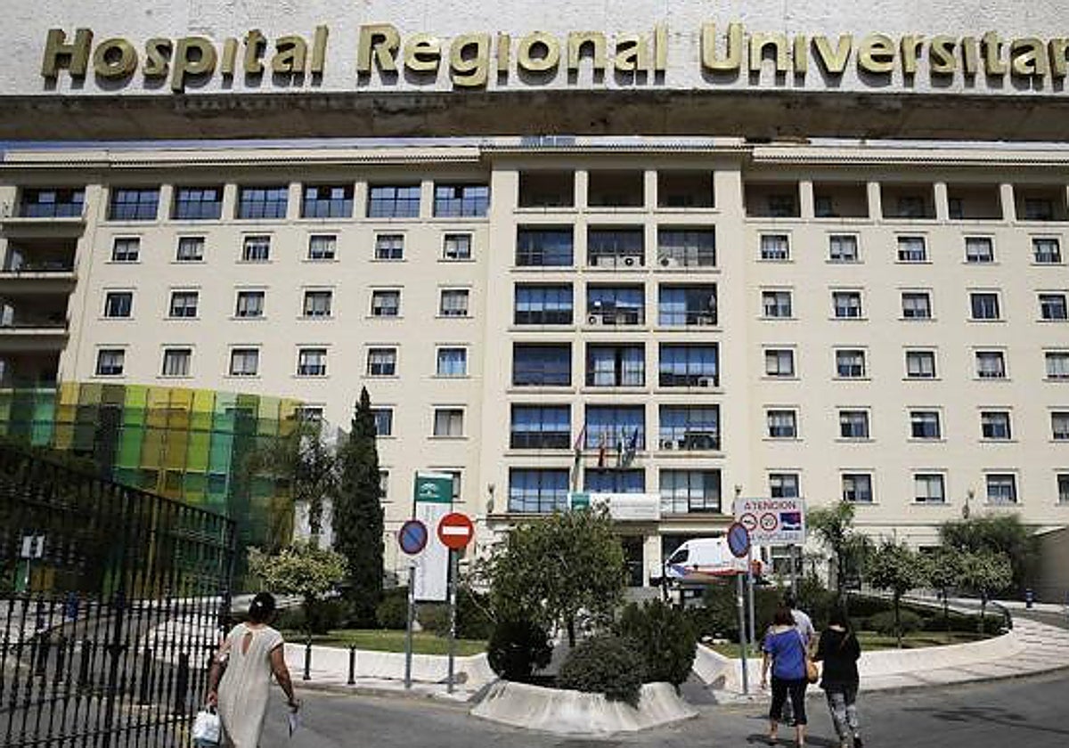 Imagen del Hospital Regional Universitario de Málaga.