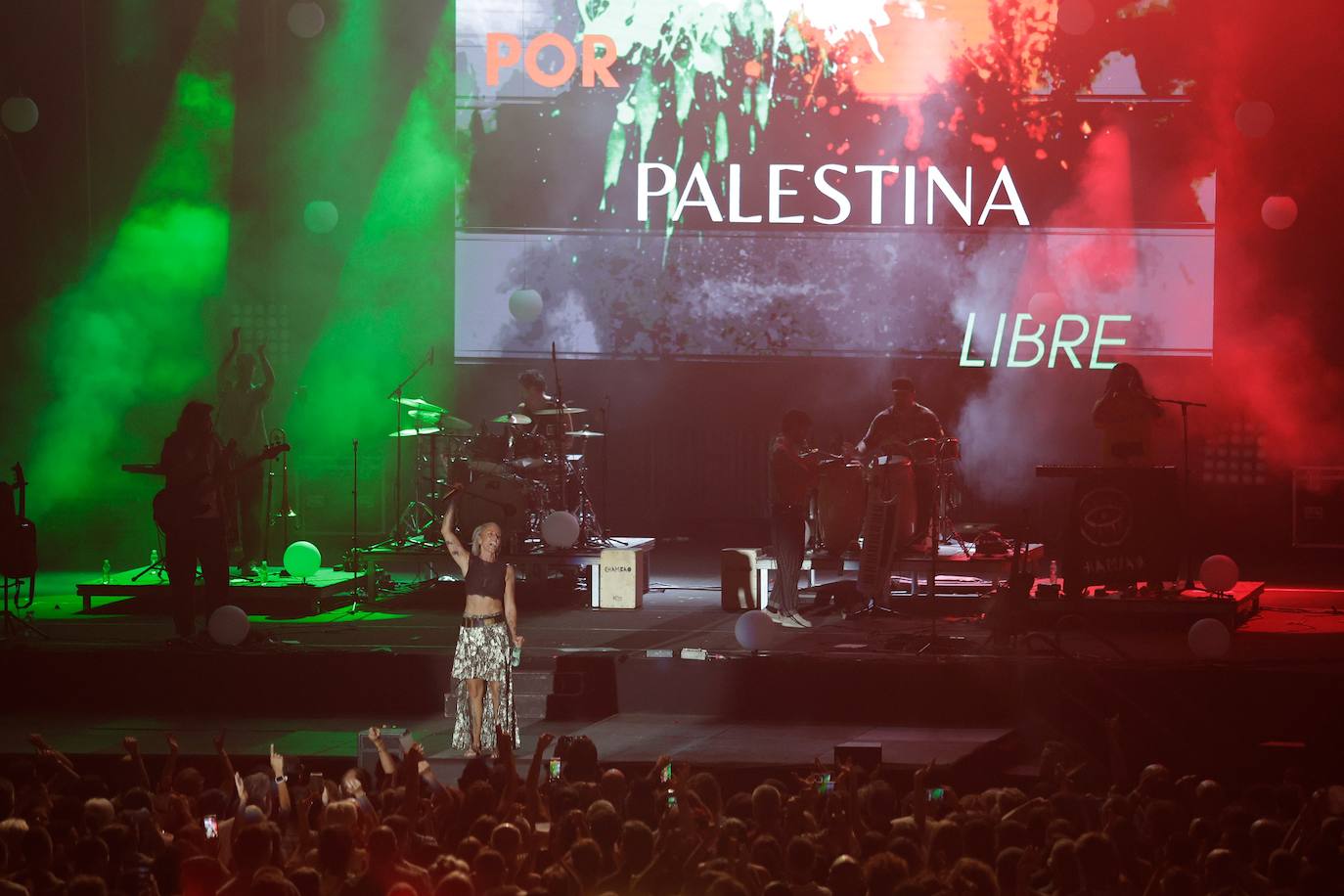 Las mejores imágenes del concierto de Chambao en la Feria de Málaga 2025
