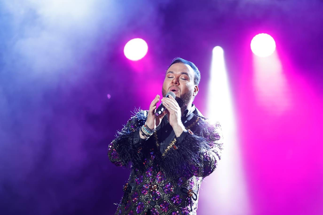 Las mejores imágenes del concierto de Hoffman, Joana Jiménez y Tamara Jerez en la Feria de Málaga 2025