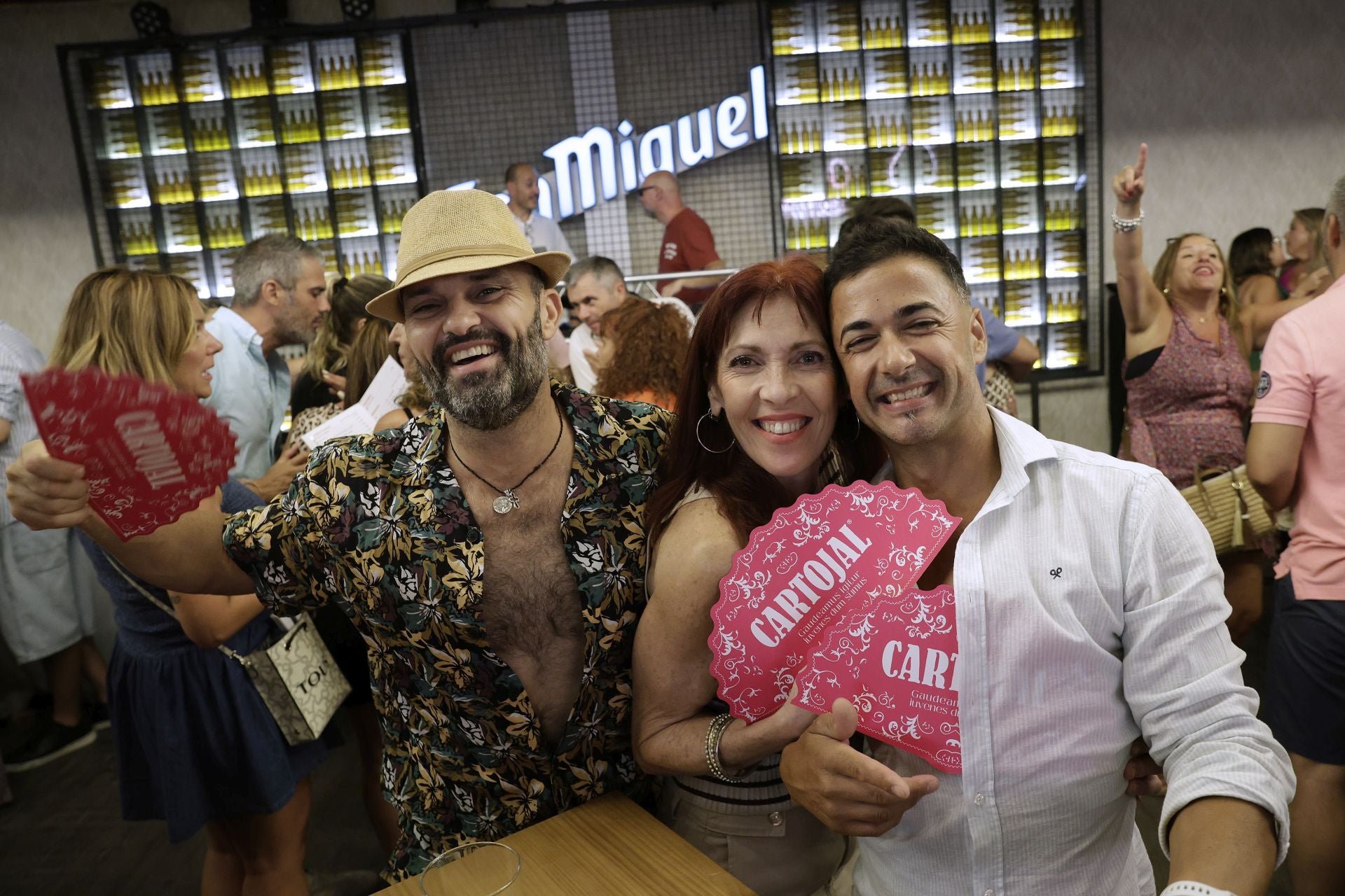 Miguel Enríquez, Pepi Lupión y Francisco Javier Luque.