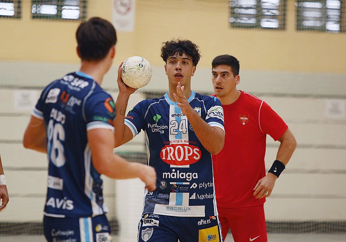 Víctor Barderas, en el duelo ante el ProIn Sevilla.