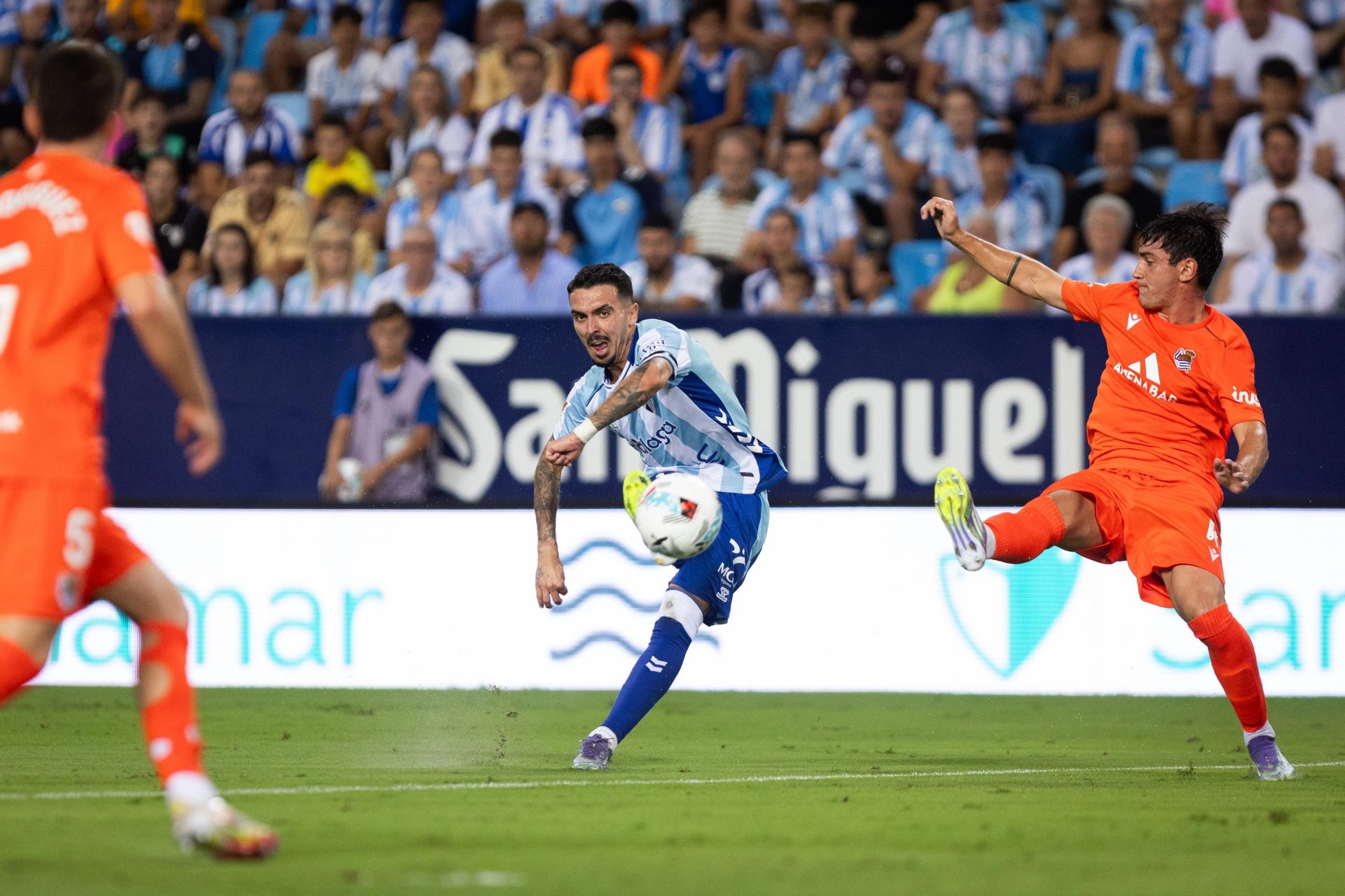 El Málaga-Real Sociedad B, en imágenes