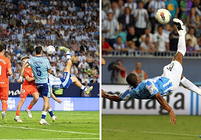 La 'chilena' de Rafa y la de Baptista, con 14 años de diferencia.