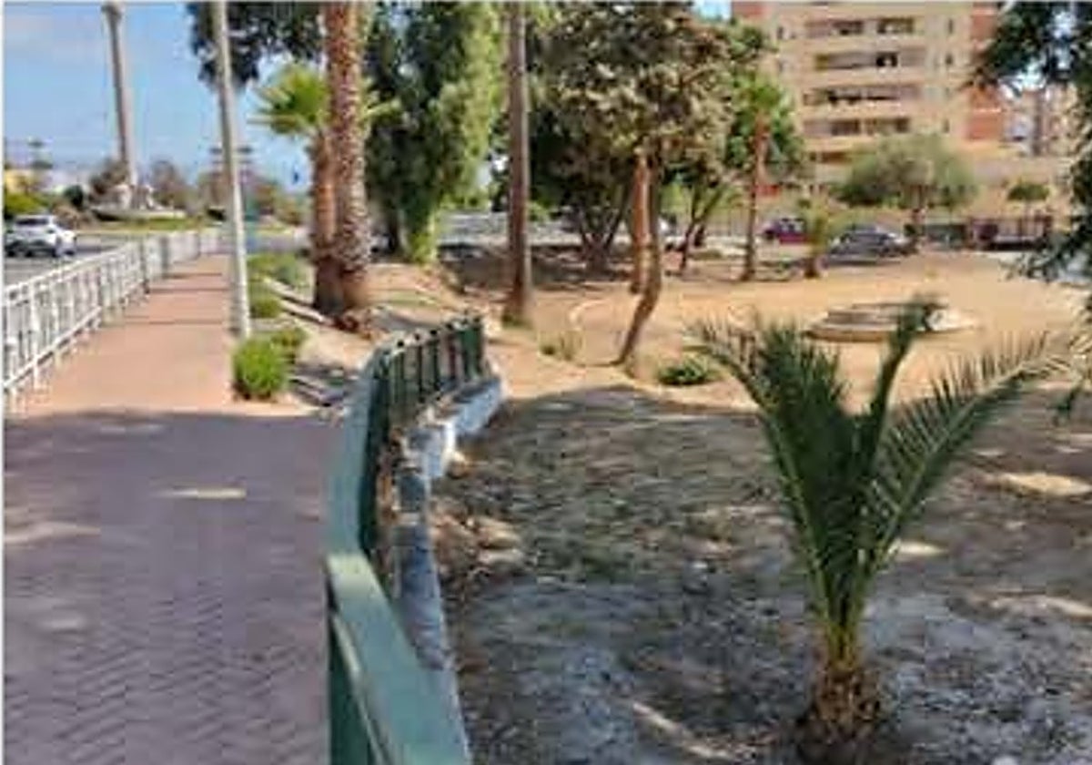 Terrenos en los que está previsto el 'skate park', en el eje de la avenida de la Libertad.