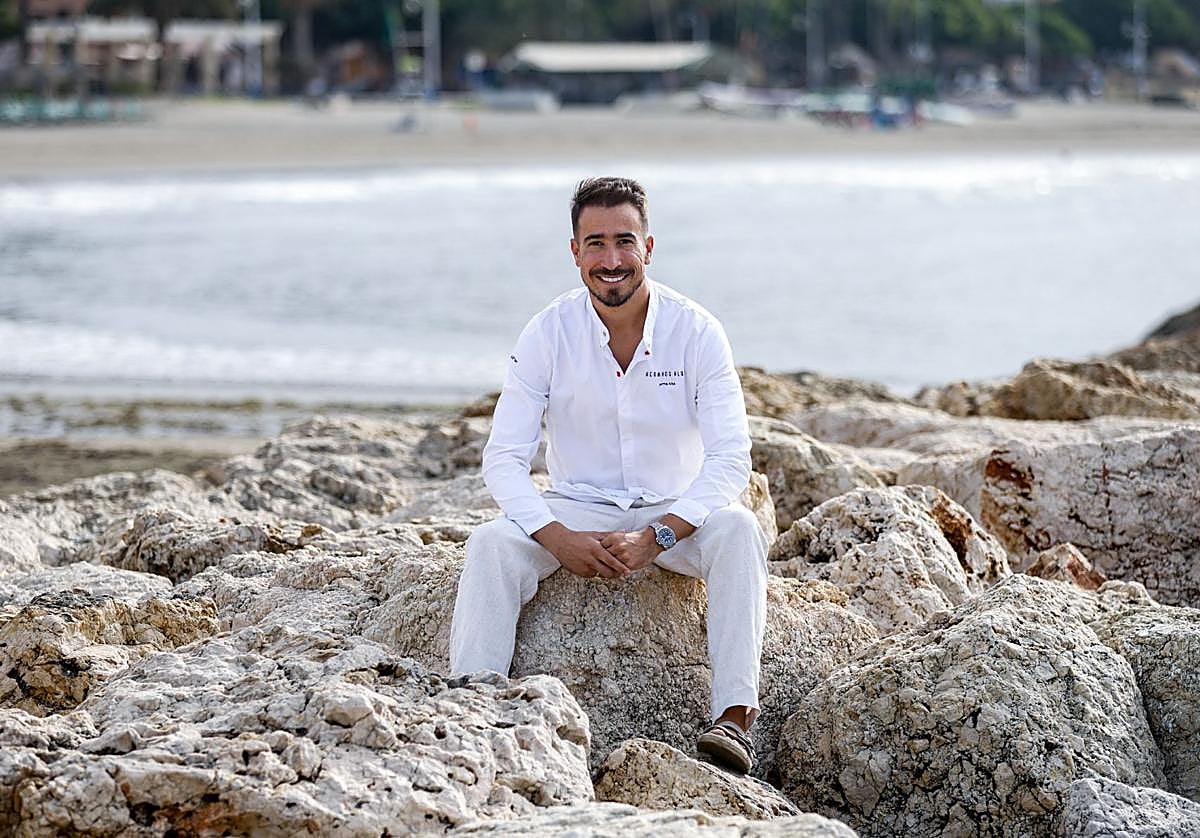 Juanma Alba dirige el restaurante familiar Hermanos Alba, en El Palo.