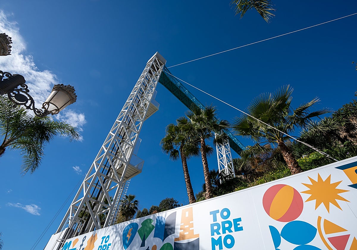 El ascensor del Parque de la Batería.