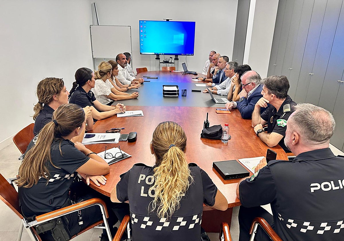 Reunión de coordinación para la puesta en marcha de la aplicación.
