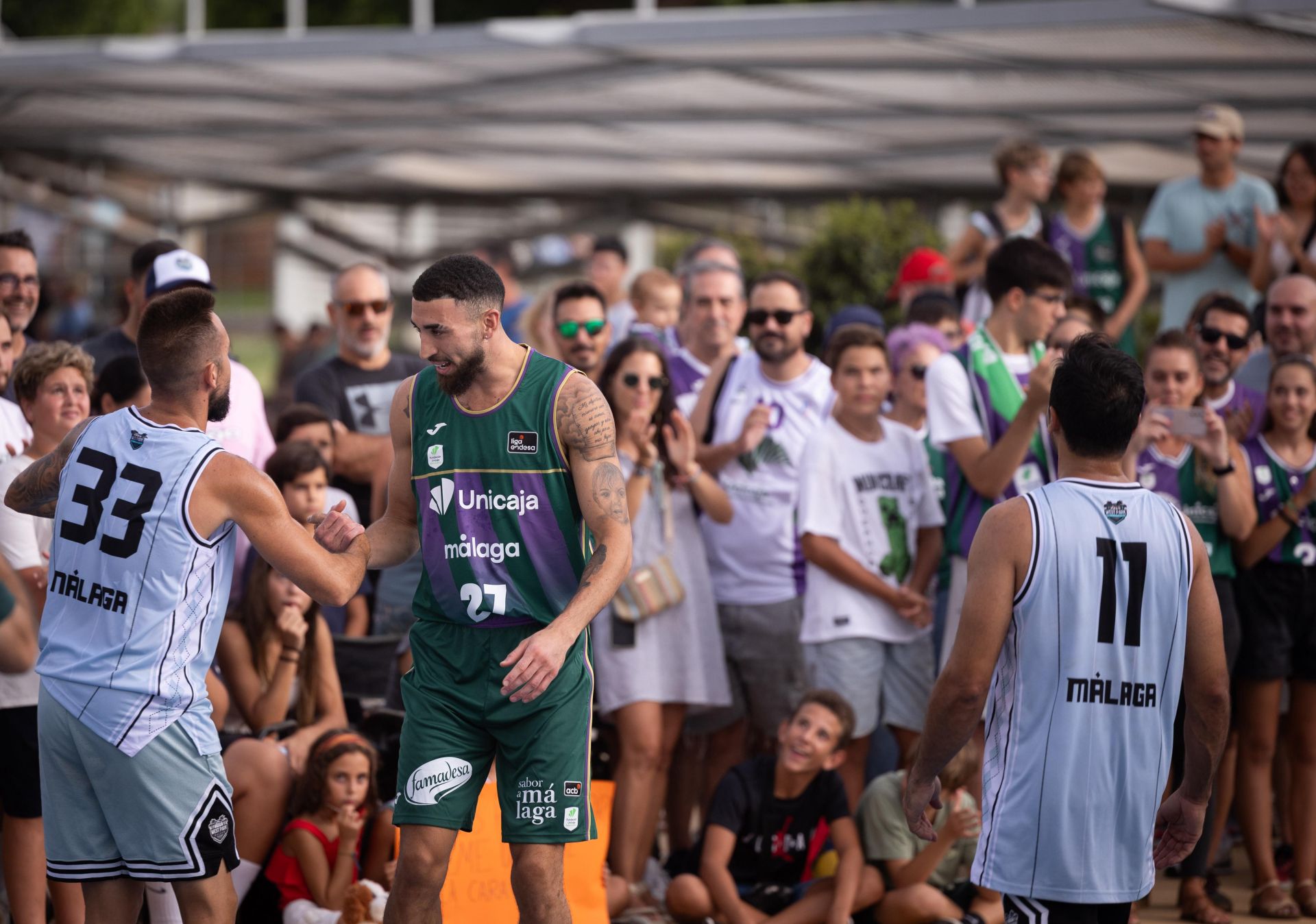La presentación de Chris Duarte en Málaga, en imágenes