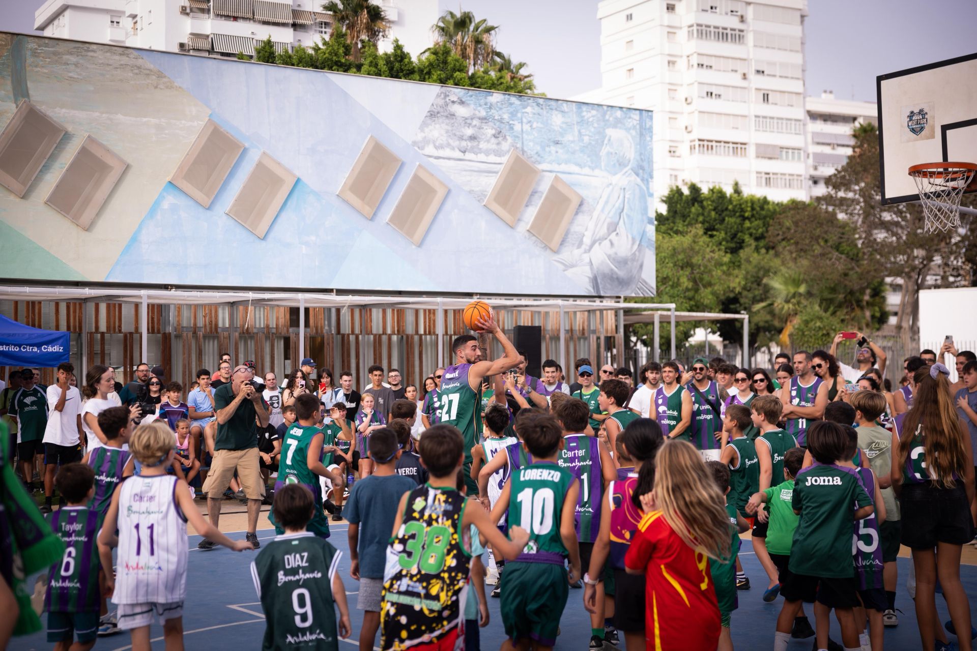 La presentación de Chris Duarte en Málaga, en imágenes
