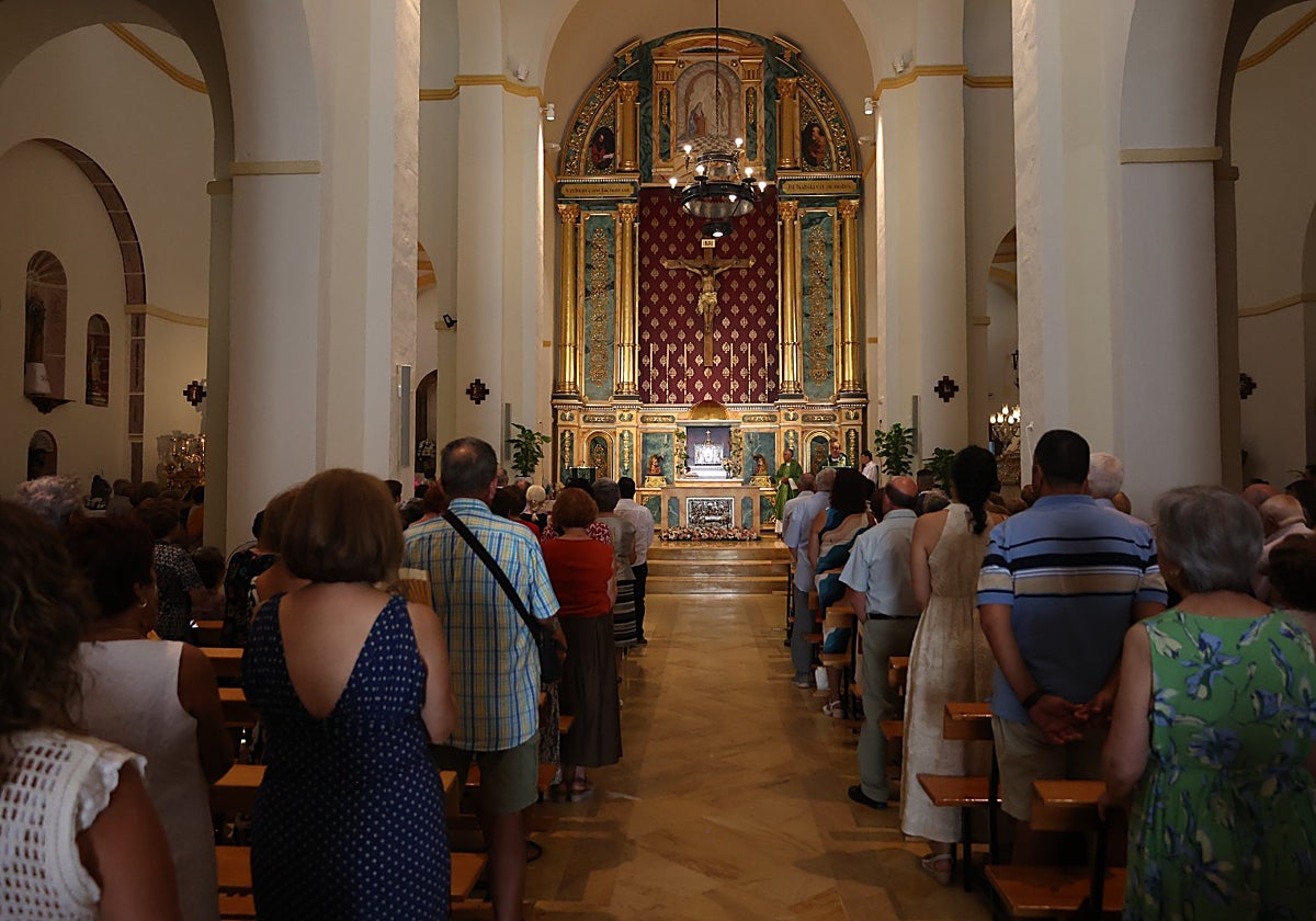 Imagen del nuevo retablo del templo parroquial torroxeño.