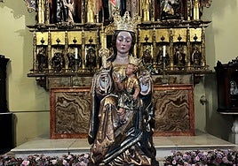 La Virgen de la Victoria, en la capilla de Santa Bárbara de la Catedral.