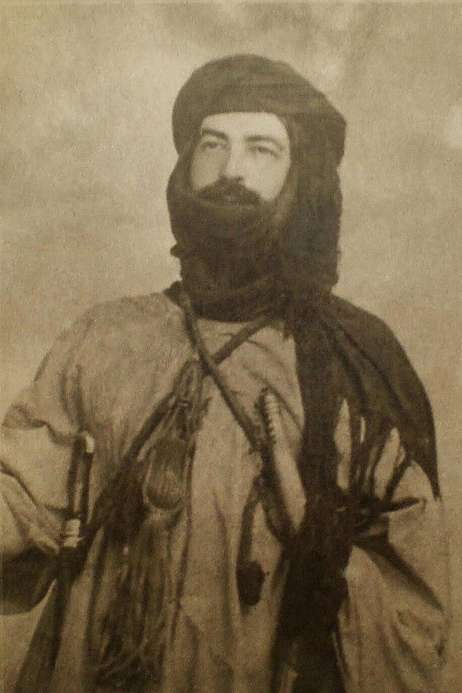 Retrato del explorador malagueño Cristóbal Benítez.