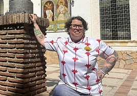 Carmina Rodríguez, en la Plaza de Jesús Cautivo en La Trinidad.