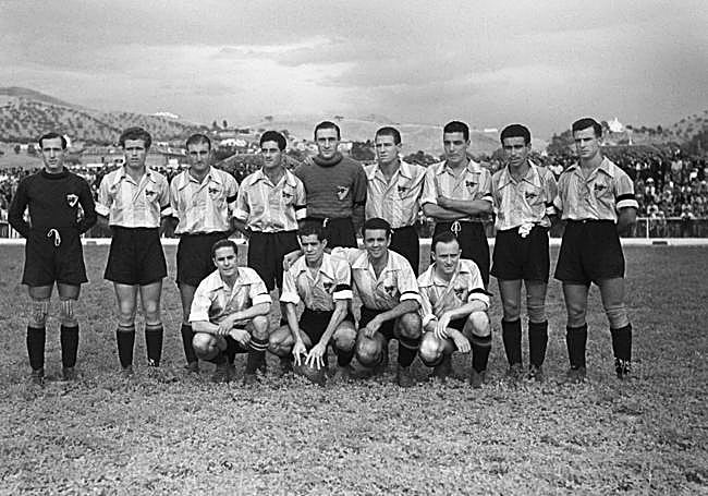 Equipo del Málaga.